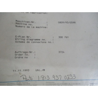 Anker 259447 Labeling Machine Manual - Used