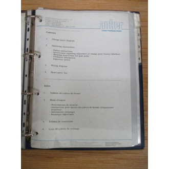 Anker 259447 Labeling Machine Manual - Used