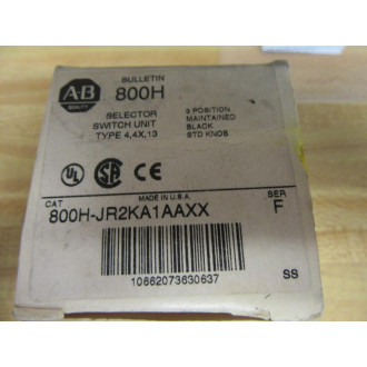 Allen Bradley 800H-JR2KA1AAXX Selector Switch