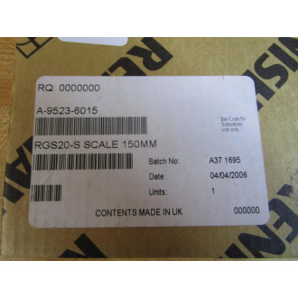 Renishaw RGS20-S Scale Kit RGS20S A-9523-6015 150MM