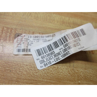 CMD GB01807A0123 Magnet Coil 081200 - New No Box