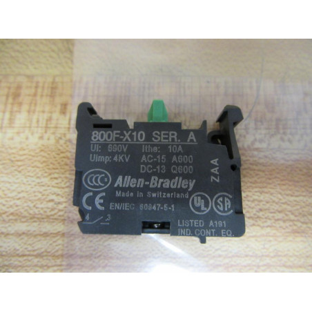 Allen Bradley 800F-PX20 Contact Cartridge W Latch 800FPX20 - New No Box