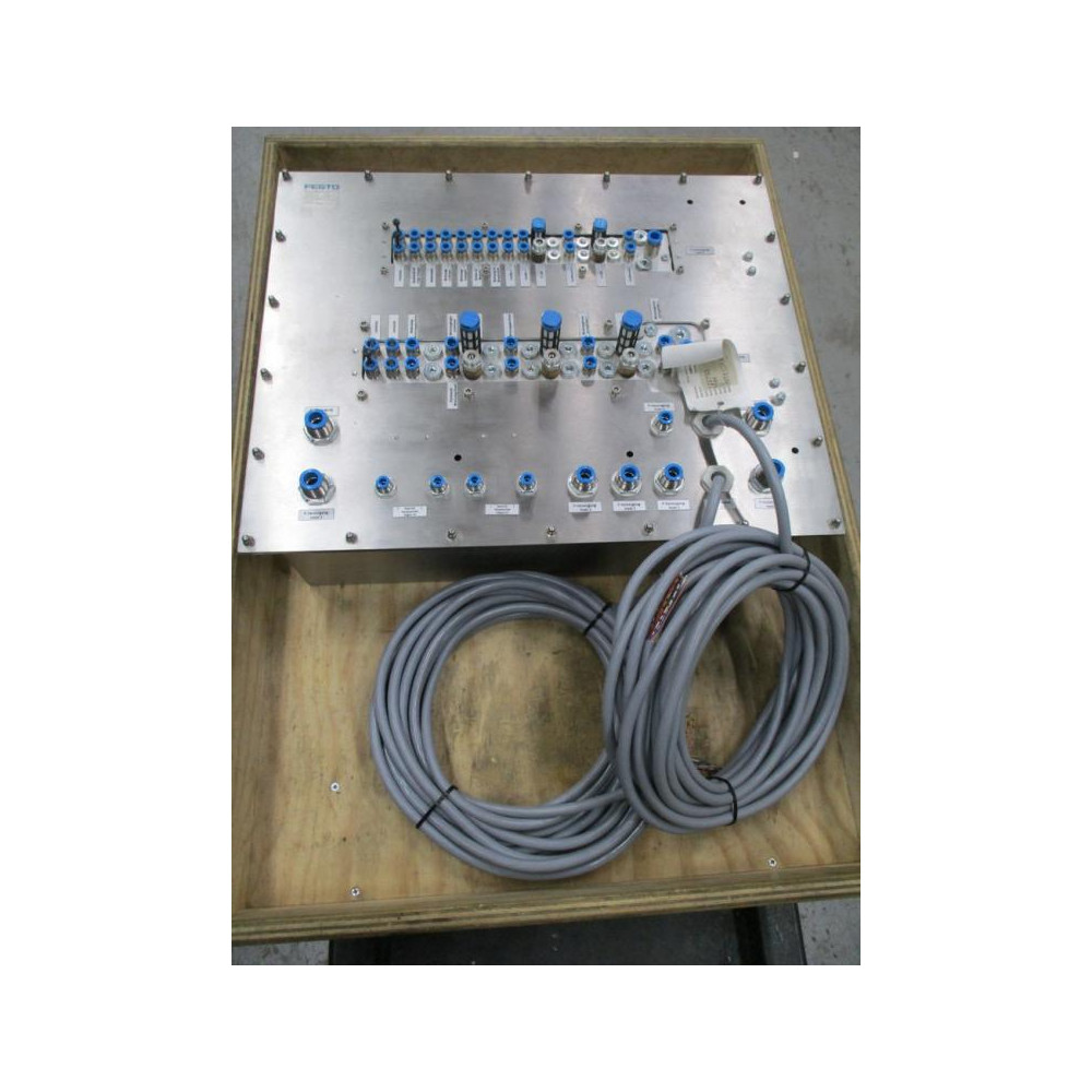 Festo DE-CS.1586751-A Pneumatic Manifold DECS1586751A - Used