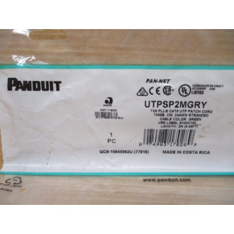 Panduit UTPSP2MGRY Pan-Net Patch Cord