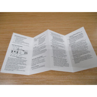 Advanced 12-00-0171-C1 PCI-bus Ethernet Adapter Installation Guide - New No Box