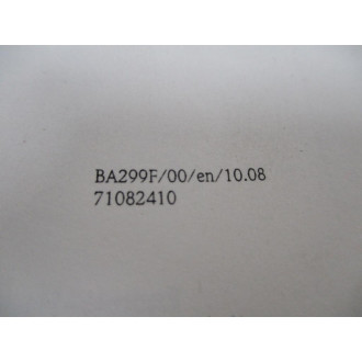 Endress+Hauser BA299F00-en10.08 Limit Switch Instructions 71082410 - New No Box