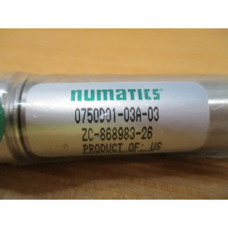 Numatics 0750D01-03A-03 Cylinder 0750D0103A03 (Pack of 3)