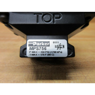 Parker MPS756 Safety Lockout Manual Slide Air Valve - New No Box