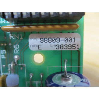 Xycom 95212B-001 Circuit Board 95212B001 98809-001, FRev. E - Used