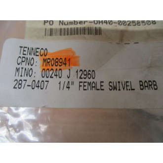 Tenneco 487-0407 Swivel Hose Barb 4870407 (Pack of 32) - New No Box