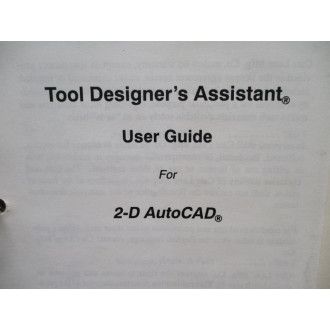 Carr Lane 2-D AutoCAD User Guide - Used Carr Lane 2-D AutoCAD User Guide - Used