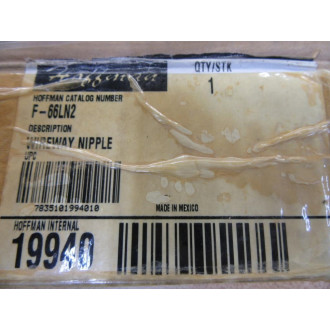 Hoffman F66LN2 Wireway Nipple - Used