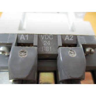 ABB AE75-30-R81 Magnetic Contactor AE75-30 Cracked Mounting Hole - Used