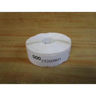 19260803 Numbered Stickers, Labels - New No Box