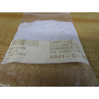 Sunbrite GE 1157-YEL GE LED Lamp 1157 12V (Pack of 4) - New No Box