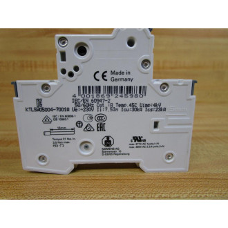Siemens 5SY6101-7 1A Miniature Circuit Breaker - New No Box