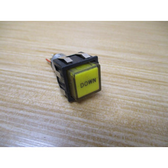 Dialight 513-0311-810 Switch 44A393658-001 Yellow "Down" - Used
