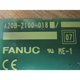 Fanuc A20B-2100-018 Board A20B-2100-018 - Used