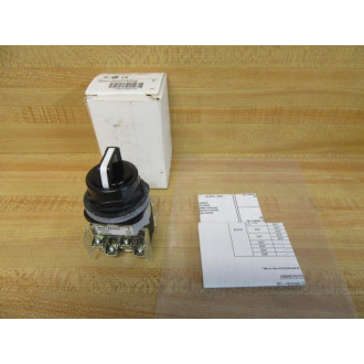 Allen Bradley 800H-JR2KU7AAXX Selector Switch