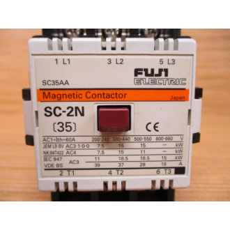 Fuji Electric SC35AA Magnetic Contactor SC-2N - New No Box