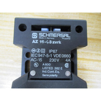Schmersal AZ 16-03 ZVRK Safety Interlock Switch AZ1603ZVRK - New No Box