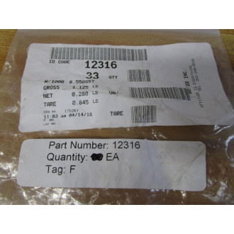 8020 12316 Cable Mount Block (Pack of 16) - New No Box