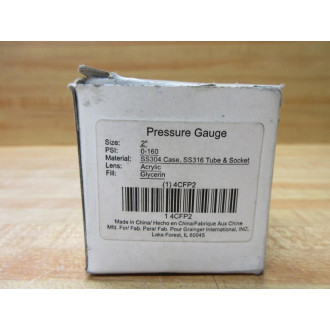Grainger 4CFP2 Pressure Gauge