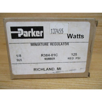 Watts Fluidair R384-01C Parker Regulator R38401C