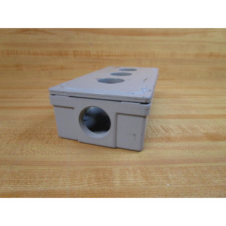 Eaton 10250TE34 Pushbutton Enclosure N3 3 Holes - New No Box