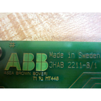 ABB 3HAB2211-81 DSQC 256A Sensor Board 3HAB2211-11 wFace Plate - Used