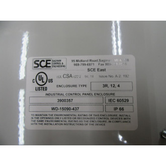 SCE WD-15090-437 Enclosure WD15090437