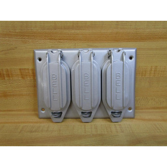 Bell 203-3 Weatherproof Locking Cover Plate 2033