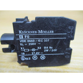 Moeller EF0 Lamp Socket Element 340B EFO (Pack of 5) - Used