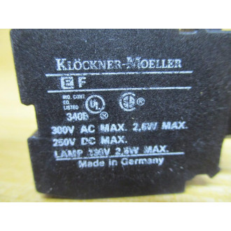 Klockner Moeller EF Eaton Pilot Light Module (Pack of 8) - Used