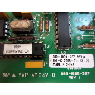 MKS 003-1000-397 Circuit Board 000-1000-397 - Used