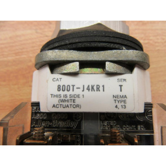 Allen Bradley 800T-J4KR1C Switch 800TJ4KR1C w800T-XA & 800T-XA1 - New No Box