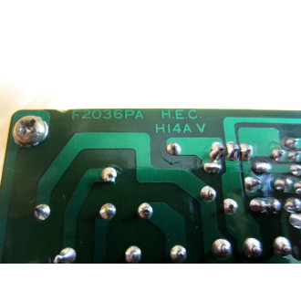 H.E.C. F2036PA Circuit Board Assy F2037PA - Used