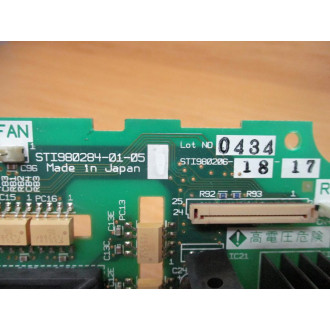 ABB STI980284-01-05 Schneider Circuit Board STI980206-18-17 - Used