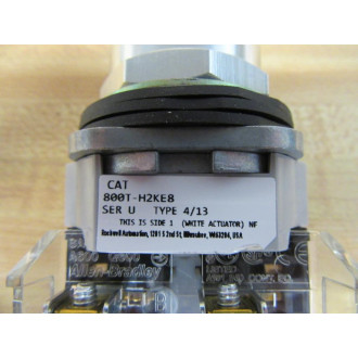 Allen Bradley 800T-H2KE8A Selector Switch