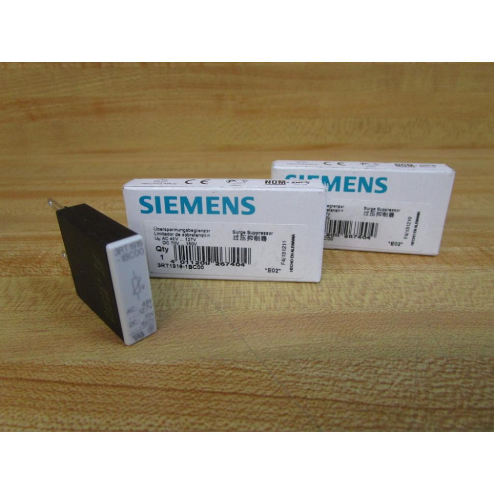 Siemens 3RT1916-1BC00 Surge Supressor 3RT19161BC00
