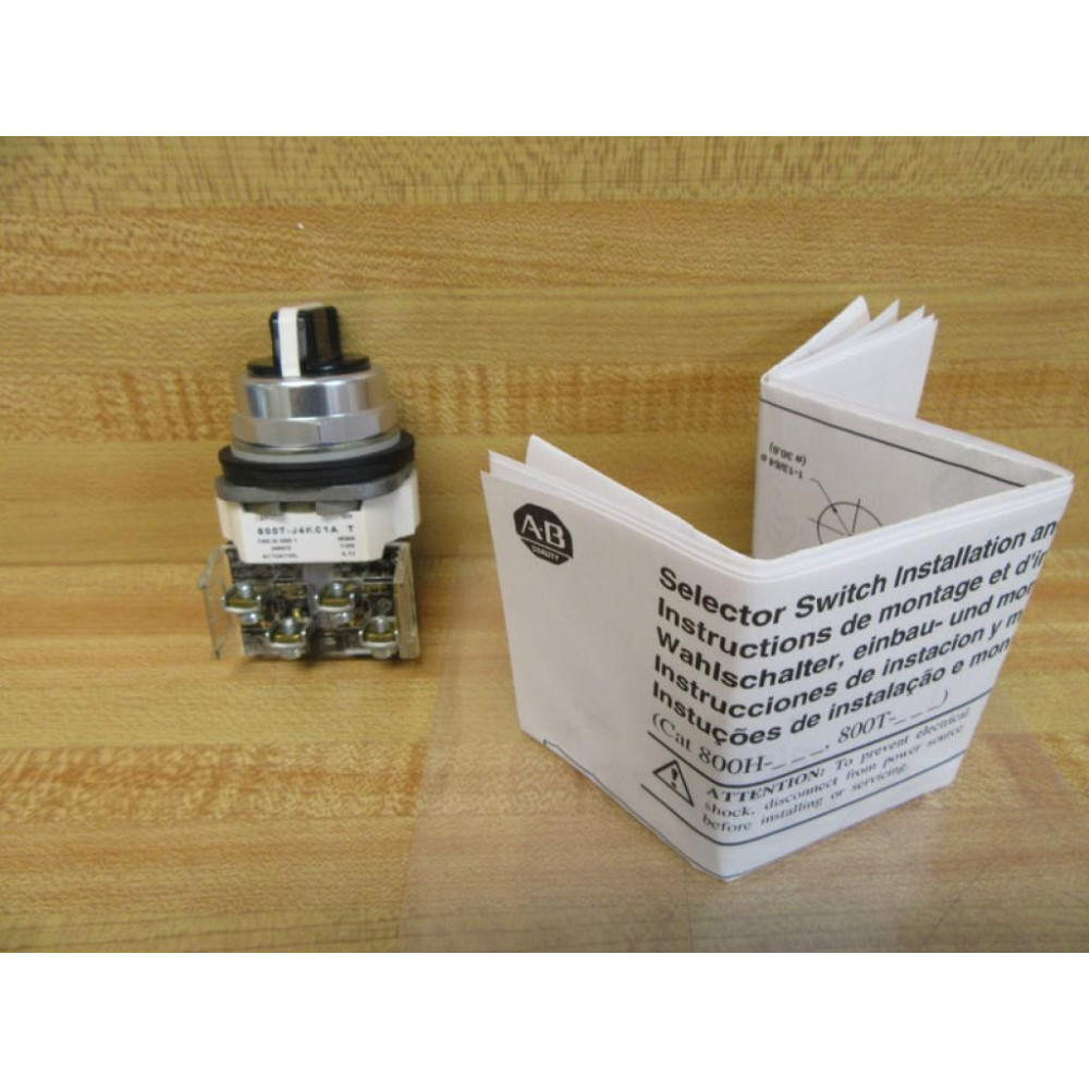 Allen Bradley 800T-J4KC1A Selector Switch 3 Pos 800T-J4KC1A - New No Box