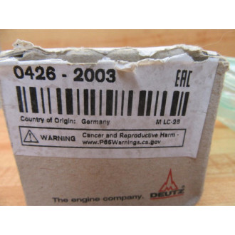 Deutz 0426-2003 Thermostat 04262003