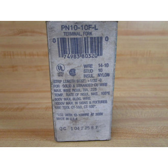 Panduit PN10-10F-L Fork Terminal PN1010FL (Pack of 40)