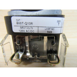 Allen Bradley 800T-Q10R Pilot Light 800TQ10R - New No Box