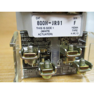 Allen Bradley 800H-JR91 Switch 800HJR91 w(2) 800T-XA