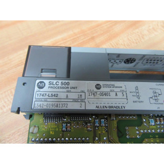 Allen Bradley 1747-L542 SLC 504 CPU 1747L542 Ser.A FAC 1M wo Key FRN 5 - Used
