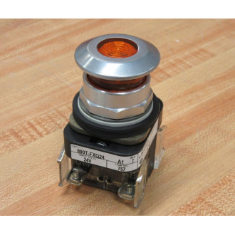 Allen Bradley 800T-FXQ24 A1 Button 800TFXQ24A1 Amber - New No Box