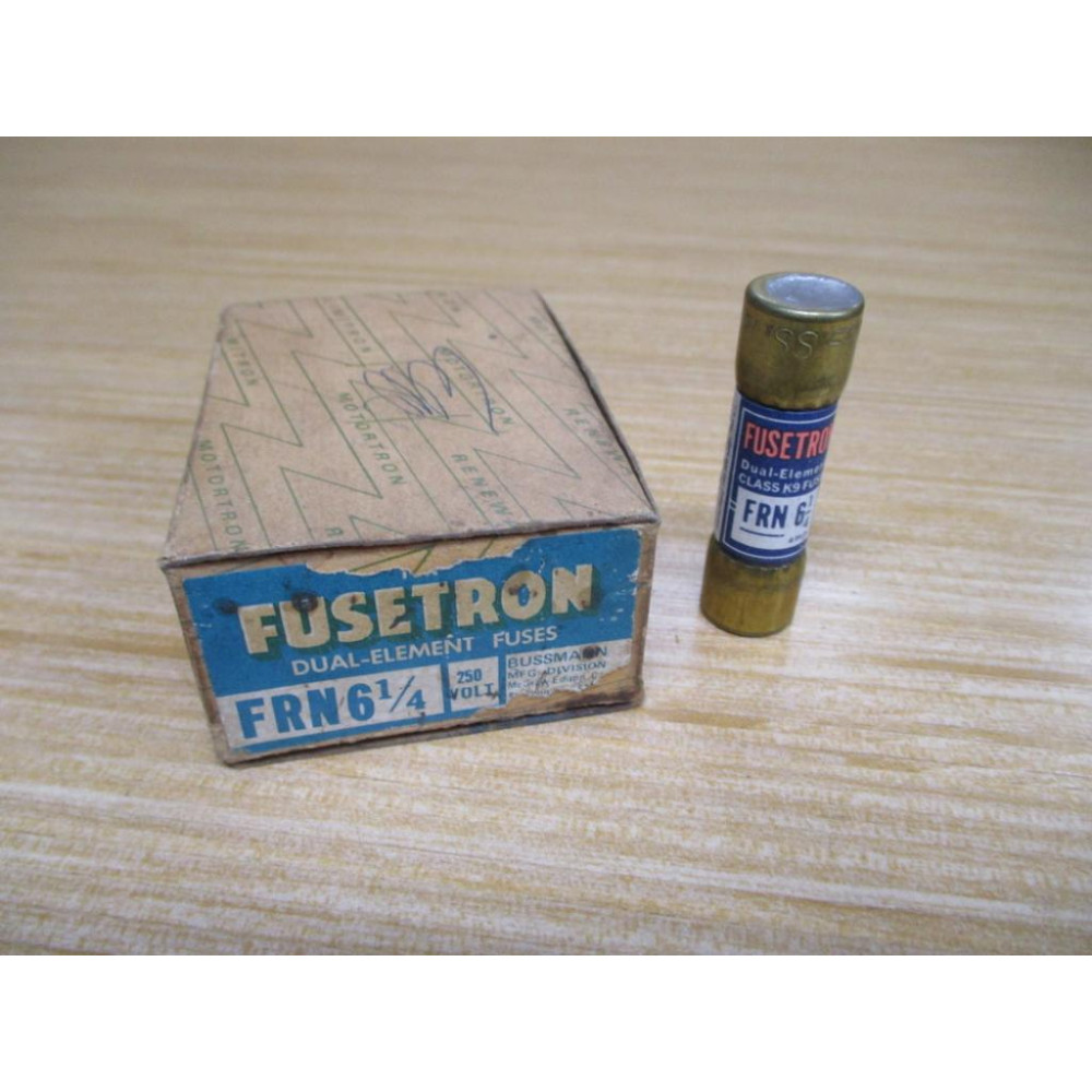Buss FRN 6-14 Bussmann Fusetron Fuse FRN614 (Pack of 9)
