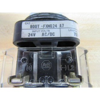 Allen Bradley 800T-FXNQ24GA7 Push Pull Switch - Used