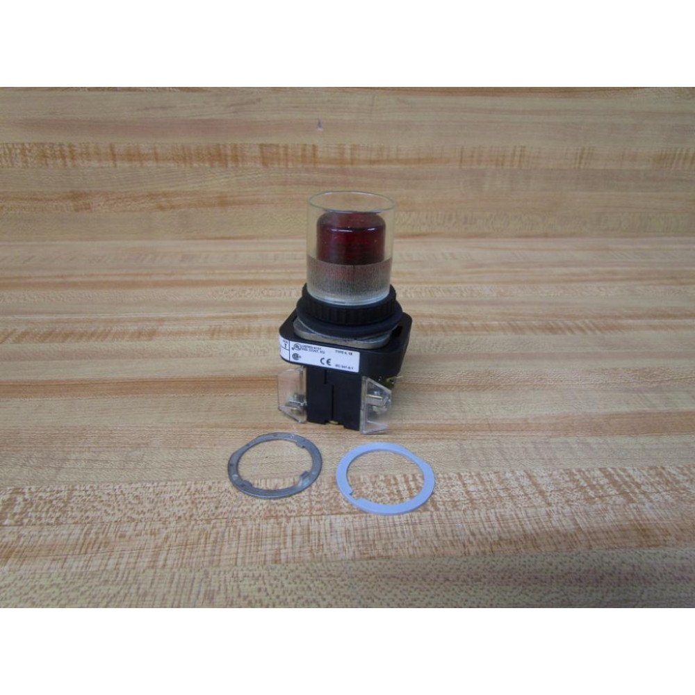 Allen Bradley 800T-QB24R Button 800TQB24R wGuard - New No Box